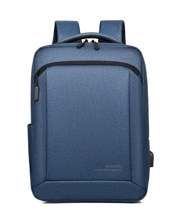 Mochila impermeable multifuncional para hombre, bolsa para ordenador de negocios, USB, gran capacidad - 1