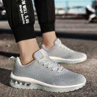 Zapatillas de correr con cámara de aire para hombre y mujer, zapatos informales a la moda, color rojo, para caminar al aire libre y gimnasio - details 17