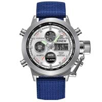 Reloj de Diseñador de Doble Tiempo Leten Reloj de Cronómetro Multifuncional con Banda de Nylon de Moda Reloj de Alarma para Hombres de Marca Grande - details 12