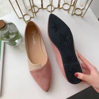 Zapatos Planos de Punta Estrecha para Mujer Zapatos sin Cordones de Parches Lisos, Bailarinas Informales Transpirables, Mocasines Cómodos para Uso Diario - details 2