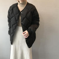 Women lightweight down cotton wear short coat autumn winter padded jacket - details 18