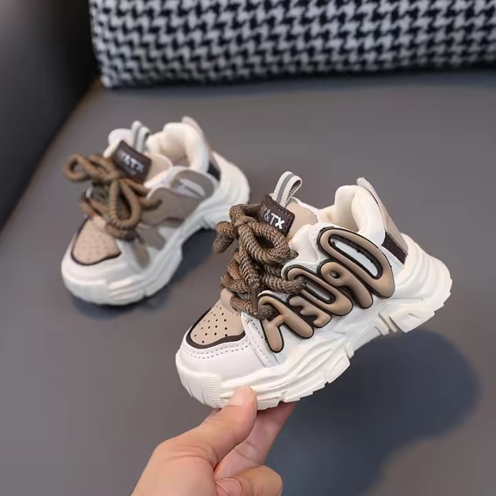 Nuevos zapatos para correr con suela blanda antideslizante para niños - 1