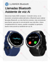 SANLEPUS Reloj Inteligente Hombre, Smartwatch con Pantalla AMOLED 1.43", 4GB Almacenamiento, Reproducción MP3/MP4, Asistente de Voz AI, Llamadas Bluetooth, Notificaciones, Modos Deportivos, Monitoreo de Sueño y Ritmo Cardíaco, para Android e iOS - details 16