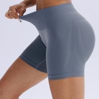 Pantalones cortos sin costuras para mujer, ropa de medio pantalón suave para Fitness, Yoga, gimnasio, correr y bicicleta, novedad - details 27