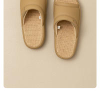 Zapatillas de lino y algodón para mujer Antideslizantes, absorbentes de sudor, interior de casa, adecuadas para todas las estaciones - details 7
