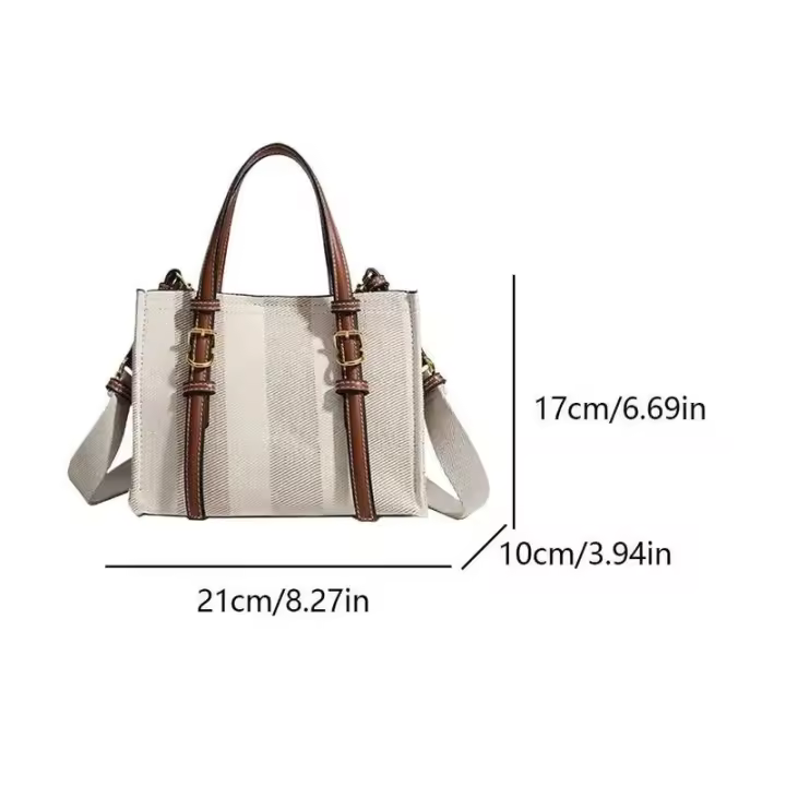 Bolso de mano vintage con asa superior para mujer, bolso de hombro de cuero PU sólido, bolso cruzado de gran capacidad, bolso de viajero, mochila de lujo de alta gama - 1
