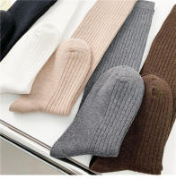 Nuevas medias de mujer tendencias de primavera estilo pijo Casual calcetines hasta la rodilla calcetines largos de Color sólido de alta calidad cómodos - details 6