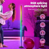 RGB LED Floor Lamp Remote APP Control Music Sync Corner Lighting Timer Smart Modern Mood Standing Lamp for Bedroom Living Room - details 1