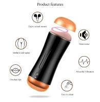FOX S2 juguete sexual interactivo de doble cabeza para adultos, masturbador masculino, ventosa eléctrica, exprimidor - details 1