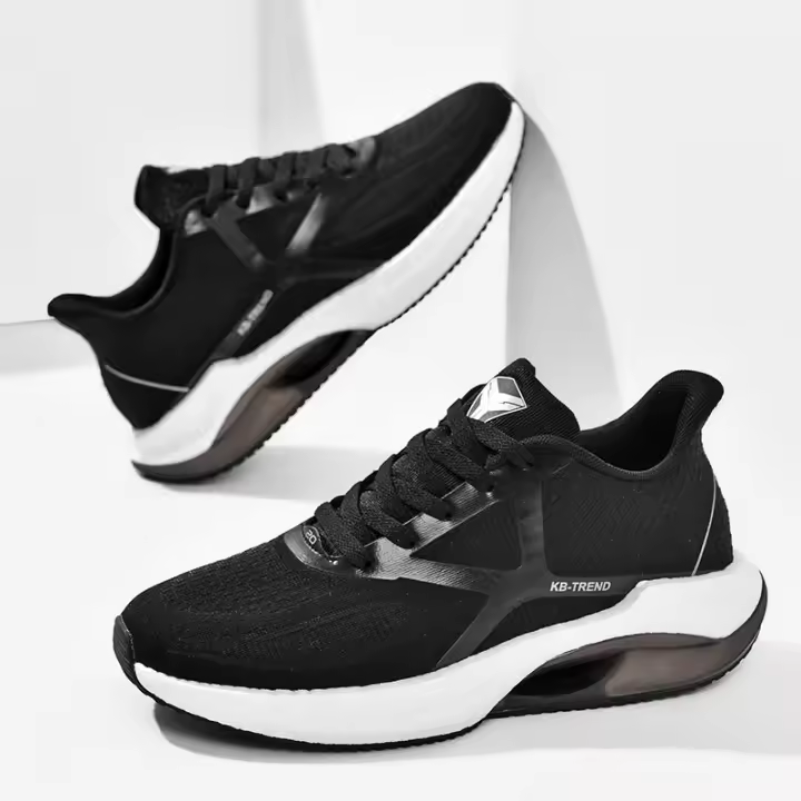 Zapatos de moda tejidos voladores de palomitas de maíz para deportes nuevos transpirables de verano para hombres, zapatos para correr de malla informales para mujeres - 1