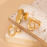 Juego de Anillos Geométricos Asimétricos para Mujer - Bisutería Urbana de Lujo, Diseño Vanguardista con Toque Hip-Hop, Joyería de Acero Quirúrgico y Titanio - details 8