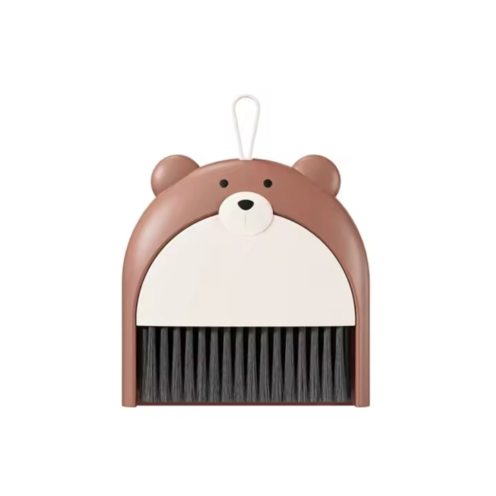 Pequeño juego de escobas, limpieza de la mesa de la cocina, limpieza de la mesa de la oficina, pequeña escoba plegable - 1
