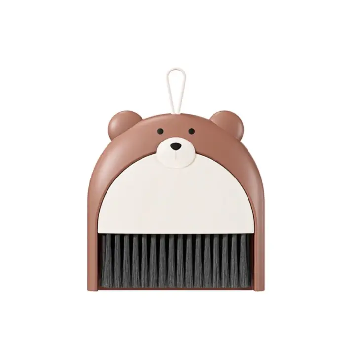 Pequeño juego de escobas, limpieza de la mesa de la cocina, limpieza de la mesa de la oficina, pequeña escoba plegable - 1