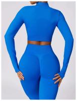 Campana de yoga para mujer - Pantalones deportivos transpirables para correr en gimnasio ajustados con cintura alta y salto de cadera - details 26