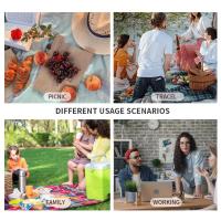 Bolsa de almuerzo multifuncional de doble capa para mujeres y hombres, fiambrera de Picnic de viaje de gran capacidad con correa para el hombro - details 9