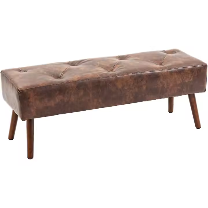 Cama Multifuncional Estilo Clásico de Banqueta 120kg de Carga Ideal para Entrada Pasillo - 1