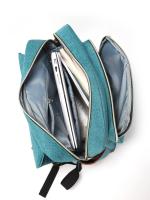 Mochila retro para ordenador portátil con puerto de carga USB, mochila de viaje impermeable para hombres y mujeres - details 17