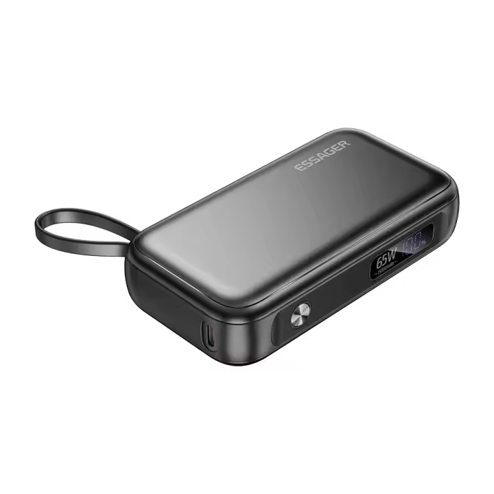 Batería externa portátil Essager de 15000mAh Cargador rápido con Cable USB C - 1