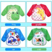 Babero de manga larga impermeable para niños, delantal de EVA, bata de alimentación, ropa para comer - details 4