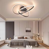 NEO Gleam-candelabro led moderno para sala de estar, lámpara de techo interior para dormitorio, sala de estudio, hogar inteligente, Alexa, negro/cromo/dorado - details 0