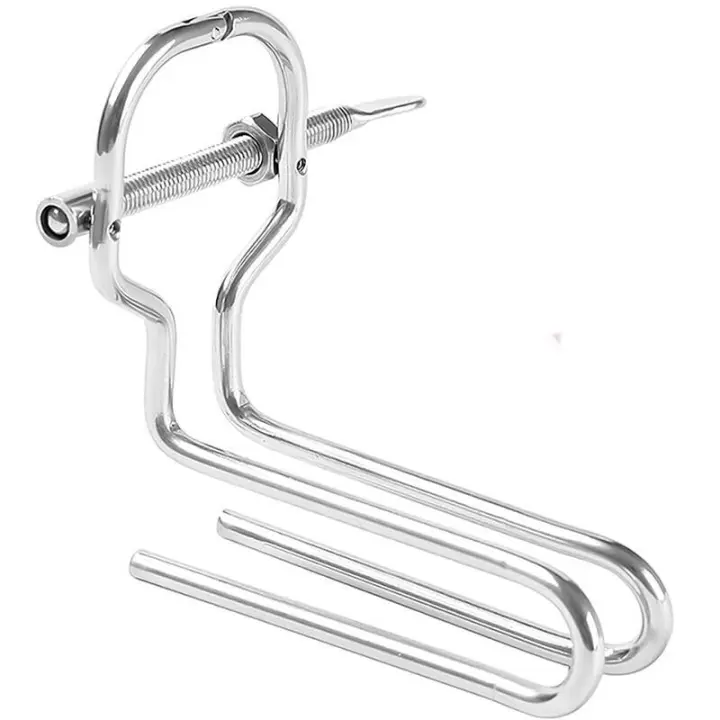 Empaquetado privado Expansor Anal de Metal Sexy Dilatador Vaginal Esparcidor Espejo enorme Fetiche Masturbación Butt Plug Fisting Juguetes sexuales para hombres Parejas - 1