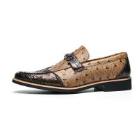 Vestido de negocios elegante para hombre, informal, plano, cómodo de llevar, zapatos de cuero para conducir, Oxford - details 13