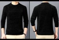 Jersey informal de manga larga con cuello levantado para exteriores, sudadera básica cálida para otoño, blusa de invierno para hombre, suéter de alta calidad - details 10