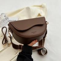 Bolso de Mano con Tapa Abatible de Color Sólido Bolso Ancho para Hombro con Correa para Mujer - details 8