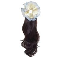 Extensión de cabello rizado con cola de caballo de estilo coreano, peluca de cola de caballo de hortensia, postizo de cola de poni falso Natural para mujeres y niñas - details 12