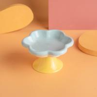 Cuenco de cerámica antivuelco para gatos, protección del cuello, antivómitos, cuenco de pie alto para mascotas, bonito y estable, contenedor de agua para comida para perros, plato para aperitivos - details 3