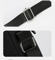 Mini bolso cruzado informal Simple para hombre, bolso de hombro pequeño de nailon para hombre, bandolera lateral Oxford negra, bolso de pecho para marido - details 14