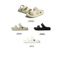 Zapatillas de verano para mujer, sandalias de playa EVA con parte inferior gruesa, chanclas antideslizantes ligeras a la moda, zapatillas informales suaves para interiores - details 2