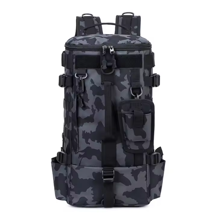 Bolsa de montañismo para exteriores, pesca, impermeable, multifuncional, bolsa de separación húmeda y seca, mochila deportiva de gran capacidad - 1