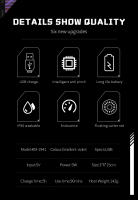 Kemei-Afeitadora eléctrica 3D para hombre, máquina de afeitar IPX6 recargable, en seco y húmedo, rotativa, resistente al agua, con recortadora emergente - details 1