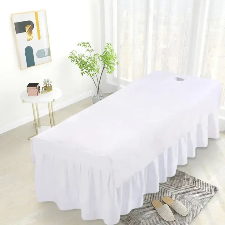 Sábanas de Terciopelo Suaves para Spa de Belleza Cubierta de Mesa de Masaje Cálido - 1