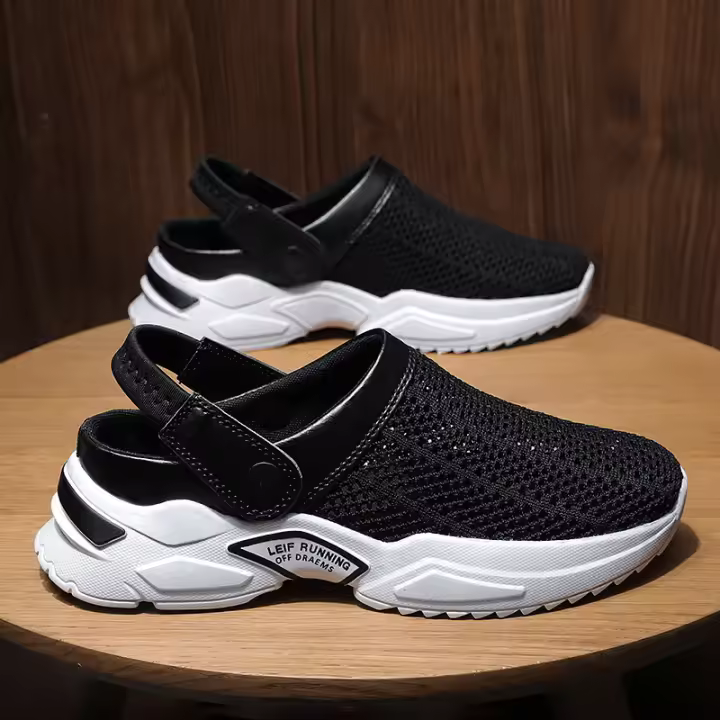 Verano 2023 Chanclas medias grandes zapatillas para hombres estudiantes sandalias envueltas con agujeros zapatos de playa - 1