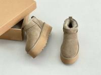 Botas de nieve de invierno de piel para mujer, tobilleras cómodas, estilo de moda de diseñador de lujo - details 2