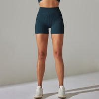 Hamidou-pantalones cortos deportivos para mujer, mallas transpirables de cintura alta para Yoga, correr, ciclismo, entrenamiento, gimnasio, Verano - details 42