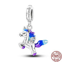 Encantos de Plata Esterlina S925 con Mariposa Flor y Corazón para Pulsera Original de 3mm Joyería Fina de Cumpleaños para Mujeres Material de Metal con Zirconia - details 18