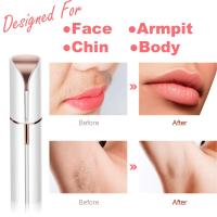 Epilador Eléctrico Portátil En Forma De Labial Para Mujeres Eliminación De Vello Facial Painless Y Efectiva Herramienta De Afeitado Doméstico Con Un Cuchillo - details 4