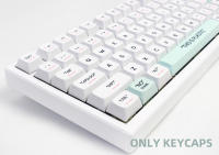 Teclas PBT de 141 teclas para juegos, Teclado mecánico MX Switch, juego blanco Simple, perfil XDA, sublimación DIY - details 7