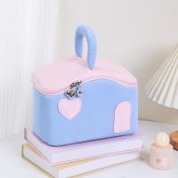 Bolsas de almacenamiento de cosméticos con forma de casa, bolsas de maquillaje de dibujos animados de estilo coreano de gran capacidad, portátiles multifuncionales - details 13
