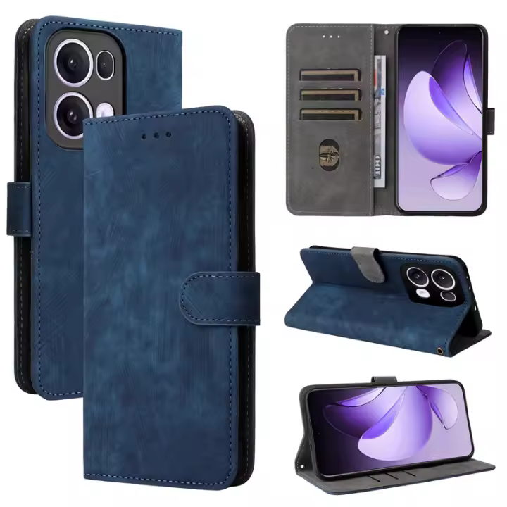 Flip para OPPO Reno13 Pro 5G Funda de cuero para teléfono Protección de cuerpo completo [Bloqueo RFID] Funda tipo billetera - 1