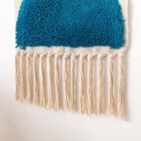 Tapiz de Macramé Nórdico Boho Arte Manual de Pared para Sala de Estar y Dormitorio - details 6