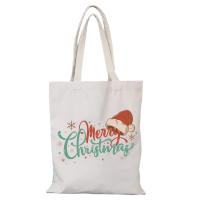 Feliz Navidad el bolso de mano mujer regalo de Año Nuevo bolsas de tela de dibujos animados Sac De Courses bolso de hombro de mujer Eco Shopper bolsos hombre - details 7