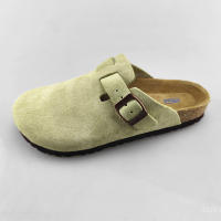 Zapatillas de Cuero Suave Antideslizante Zapatos de Playa para Hombres y Mujeres en Verano - details 29