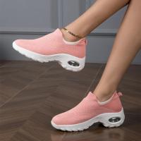 Zapatillas deportivas para mujer, zapatillas de malla Fly Weave para correr Primavera y verano Zapatillas de deporte casuales de caña baja - details 6