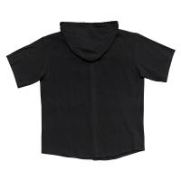 Camisa de lino y algodón de manga corta para hombre, informal, color sólido, con capucha, talla grande, ropa de hombre - details 16