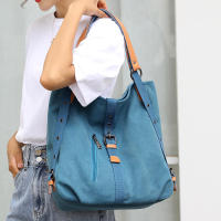 Bolso multifuncional de lona con hebilla, bolso de moda para mujer - details 3
