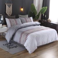 Juego de Ropa de Cama de Lujo Sólido Estilo Nórdico para Pareja con Funda de Edredón Individual Doble Cubierta de Tatami Tamaño Twin Full Queen King - details 7
